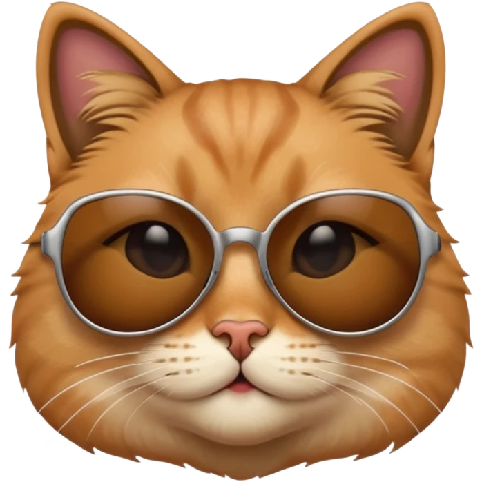 Cat wearing sunglasses emoji