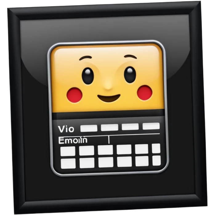 Movie with a video emoji