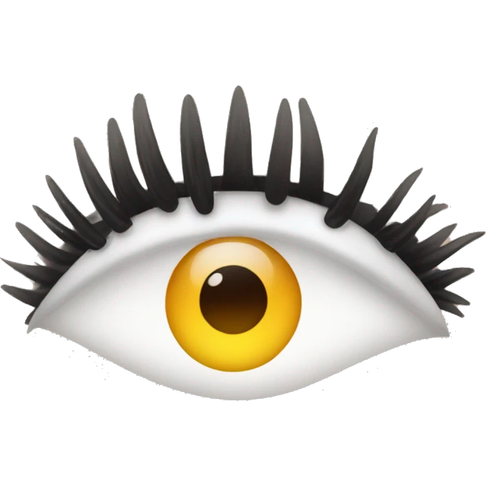 Long eyelashes emoji
