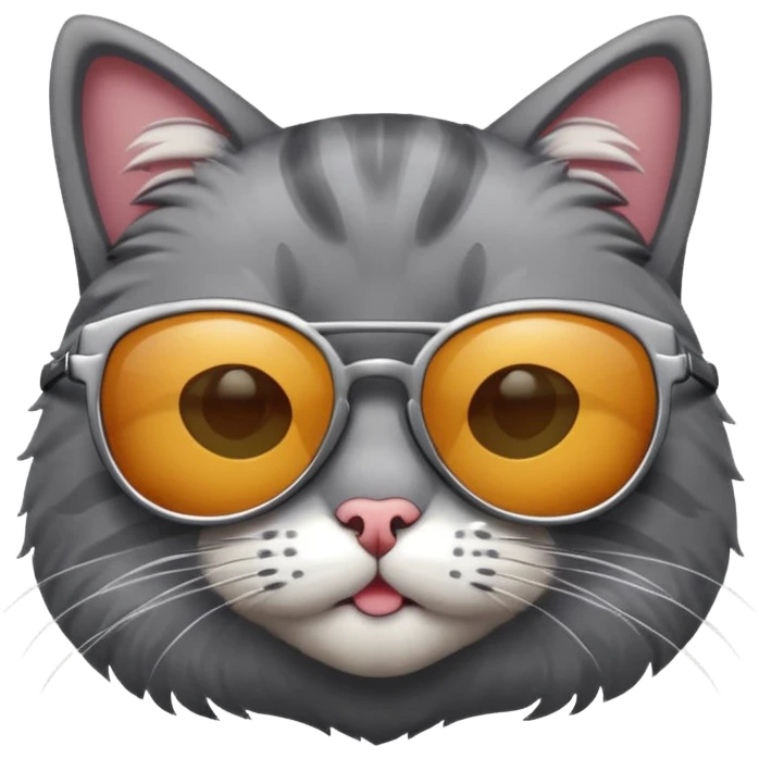 Cat wearing sunglasses emoji