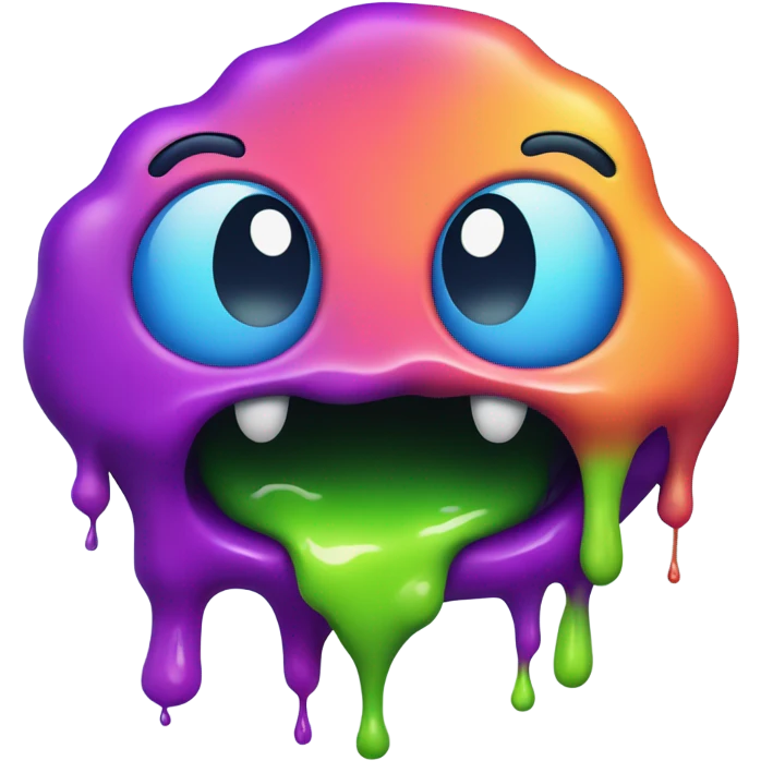Slime down emoji