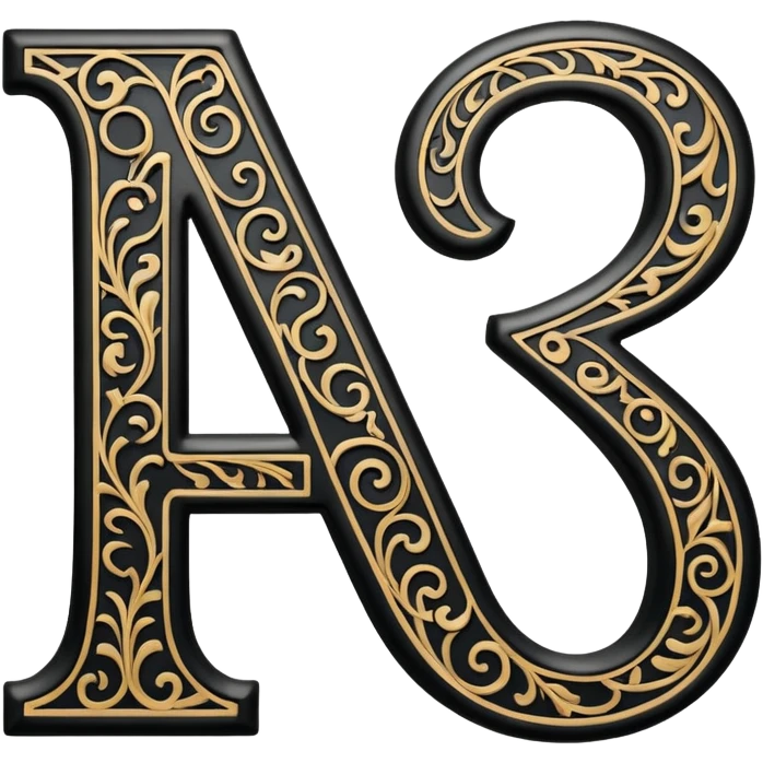 pen drawing decorative letters emoji