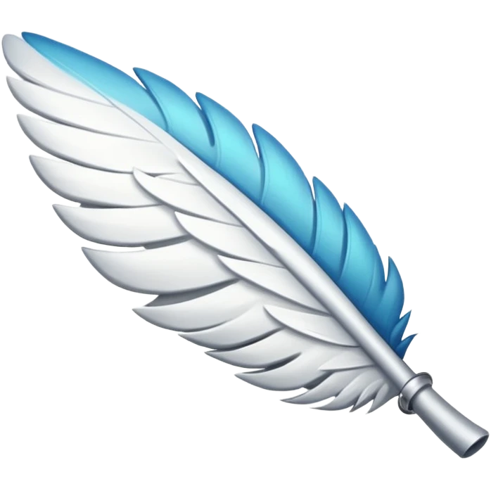 Create a left side wing 🪽 I need exactly like this emoji emoji
