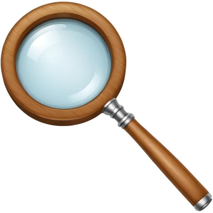 magnifying glass emoji