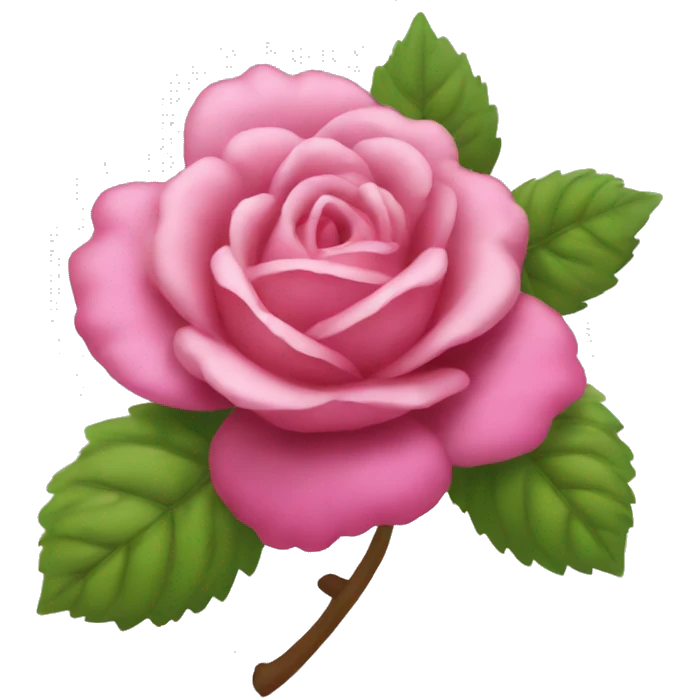 Rosa rasperry emoji