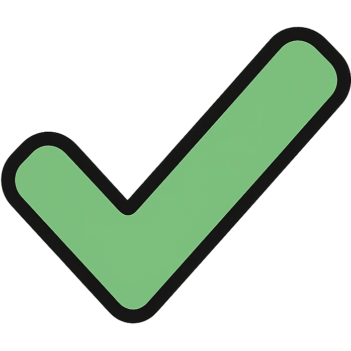 checkmark emoji