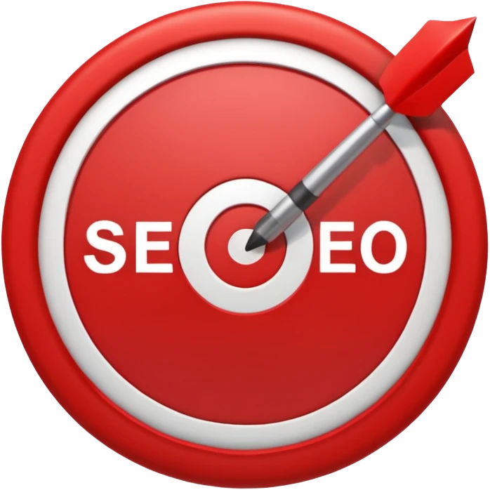 target with the word SEO inside emoji