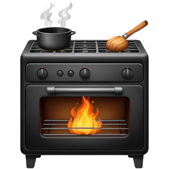 burnt oven emoji