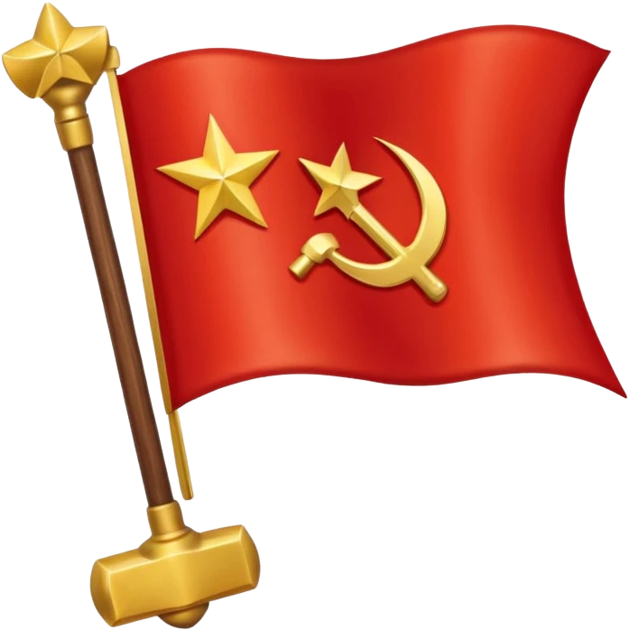 BANDERA DE LA UNIÓN SOVIÉTICA  emoji