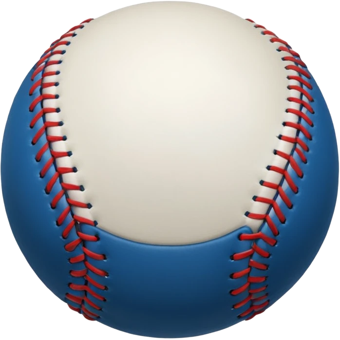 blue baseball ball emoji