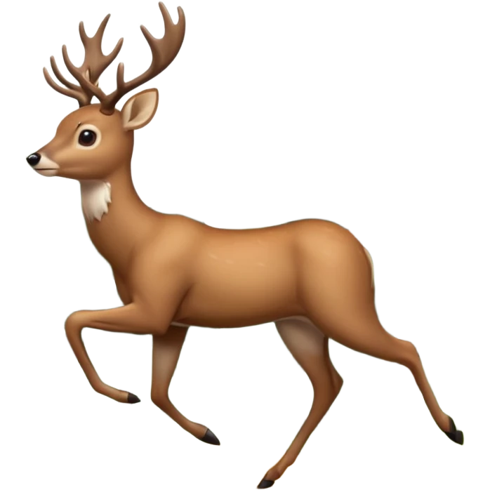 deer running emoji