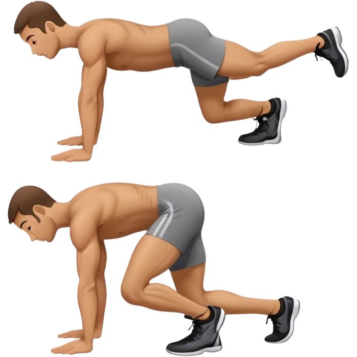 side-view guy weighted glute-bridges emoji
