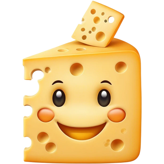 Cheese smiling emoji