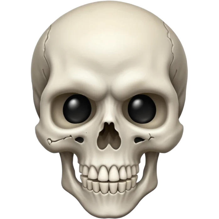 Raging skeleton emoji