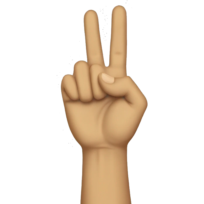 alpha phi hand sign emoji