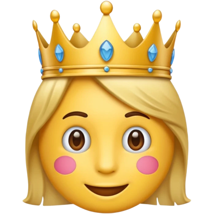 Erstelle mir ein emoji mit einer Krone emoji