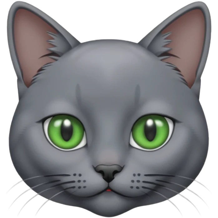 Russian Blue Cat emoji