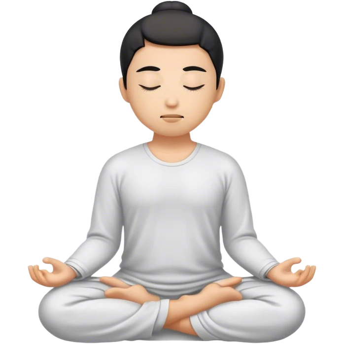 Meditation emoji