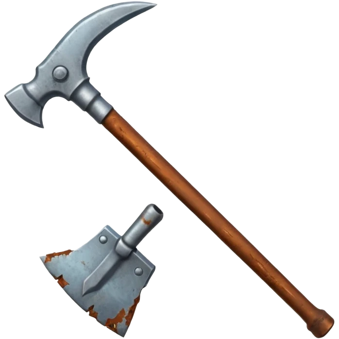 ore mining pickaxe emoji