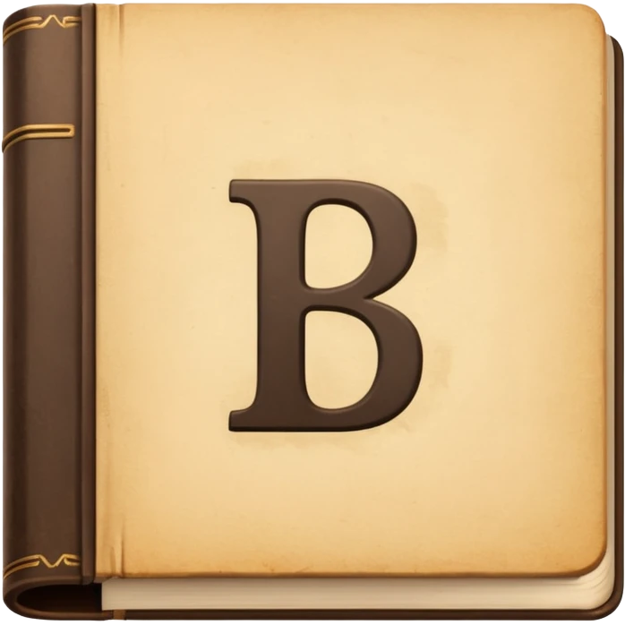 a book with "B1" on its cover emoji