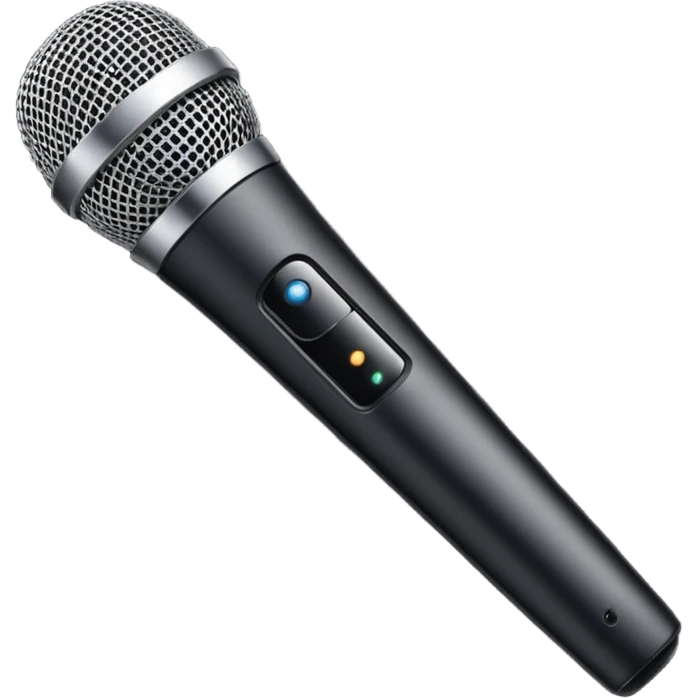 modern wireless microphone emoji