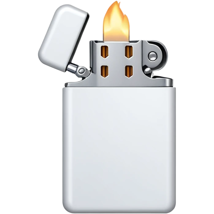 white lighter emoji