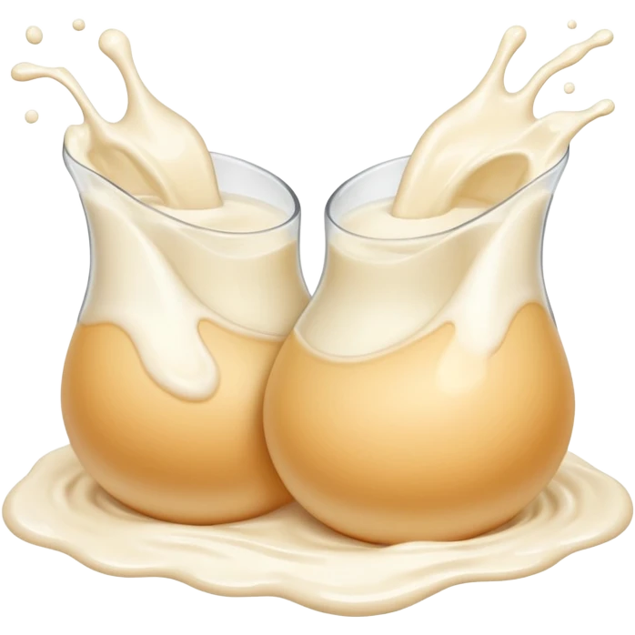 Boobs with milk coming out emoji