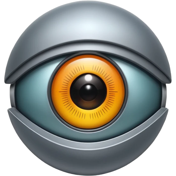robotic eye emoji