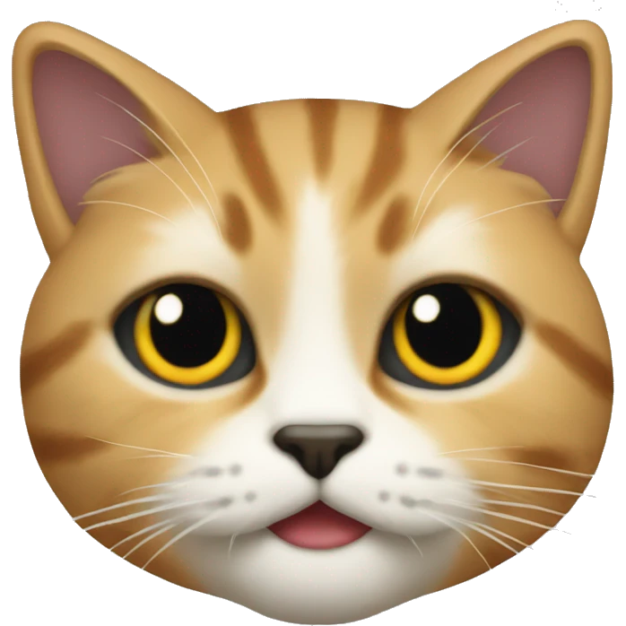A cat made out of pixels emoji