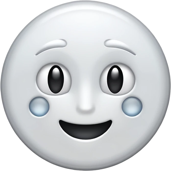 white vinyl emoji