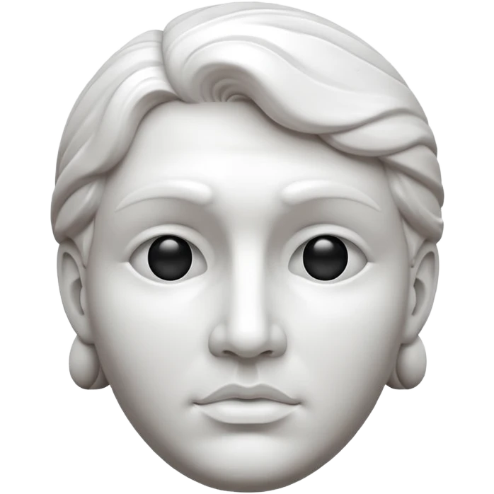 Sculpture face 3d emoji