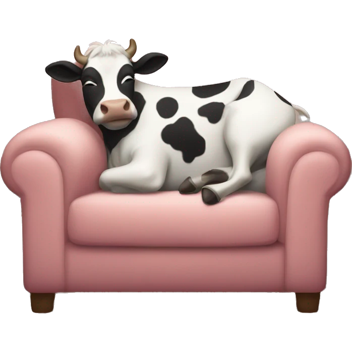 moo deng taking a nap in a couch emoji