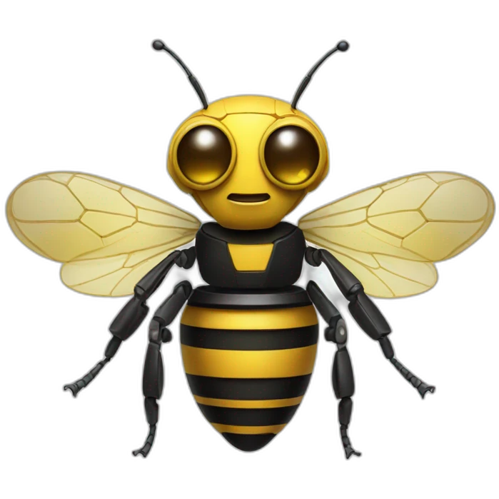 Robot bee emoji