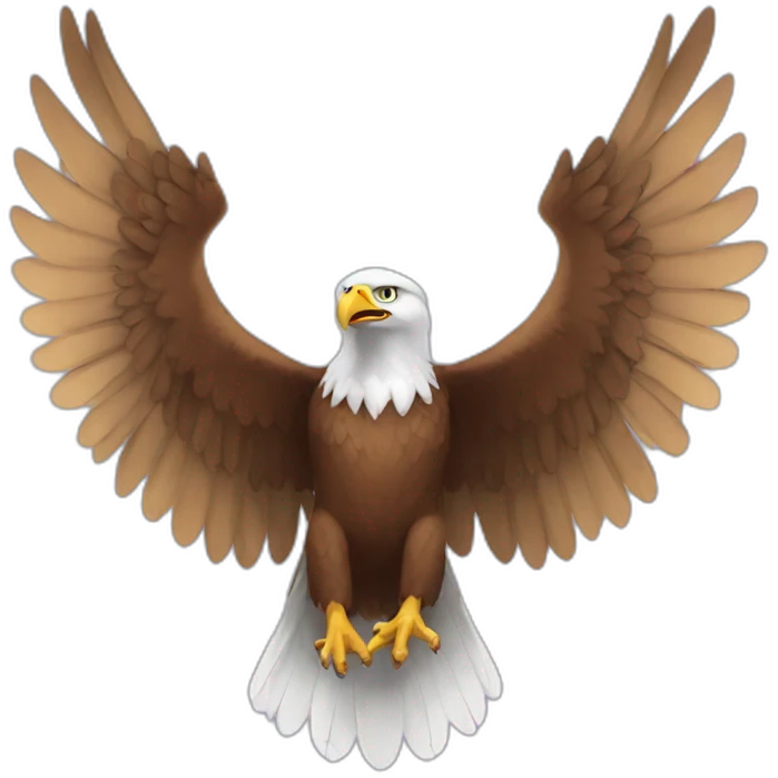 Eagle spread wings emoji