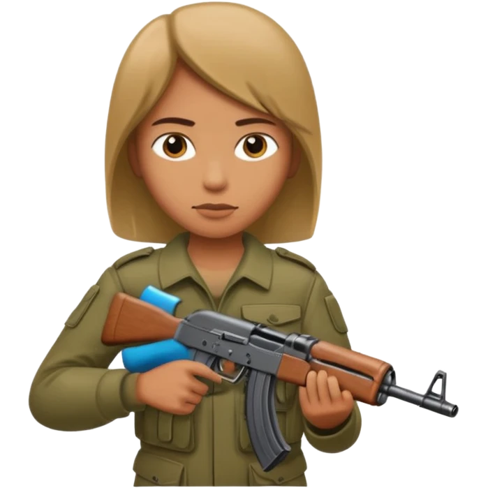 AK47 in heand only  emoji