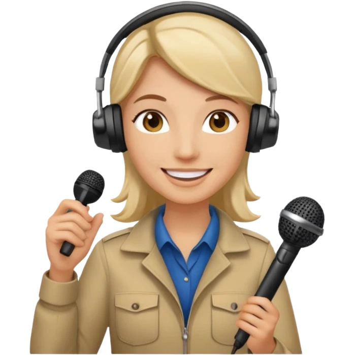 tour guide emoji
