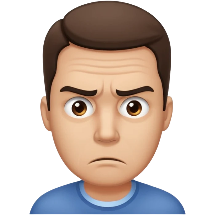 stressed man emoji