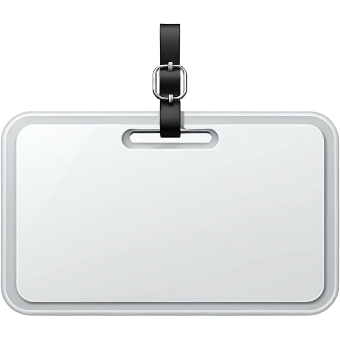 Name Tag emoji