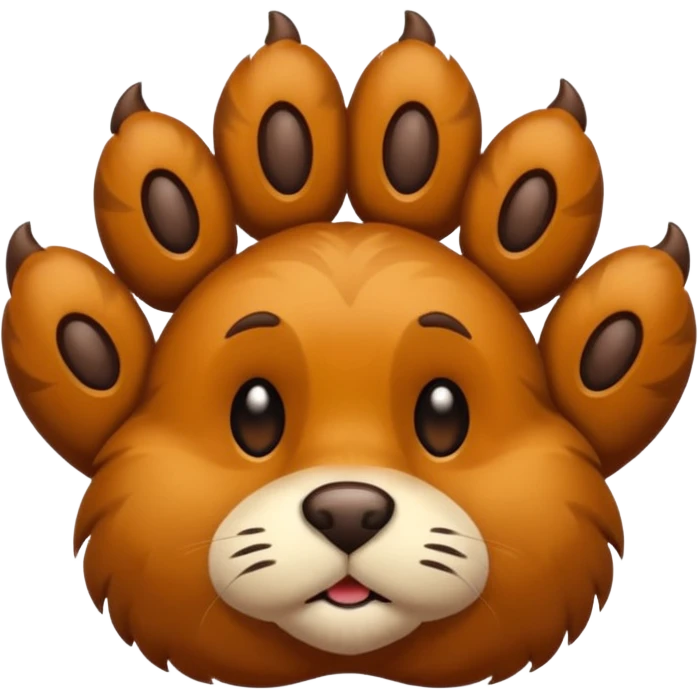 Crea Una pata emoji