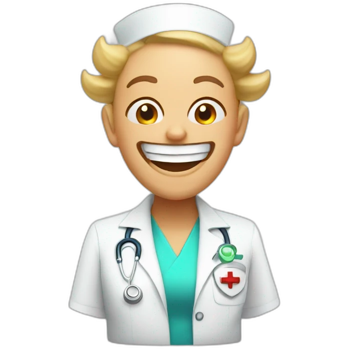 devil laugh nurse emoji