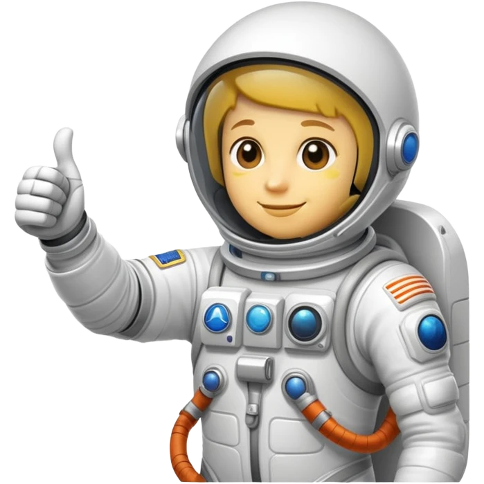 Thumbs up spacesuit emoji