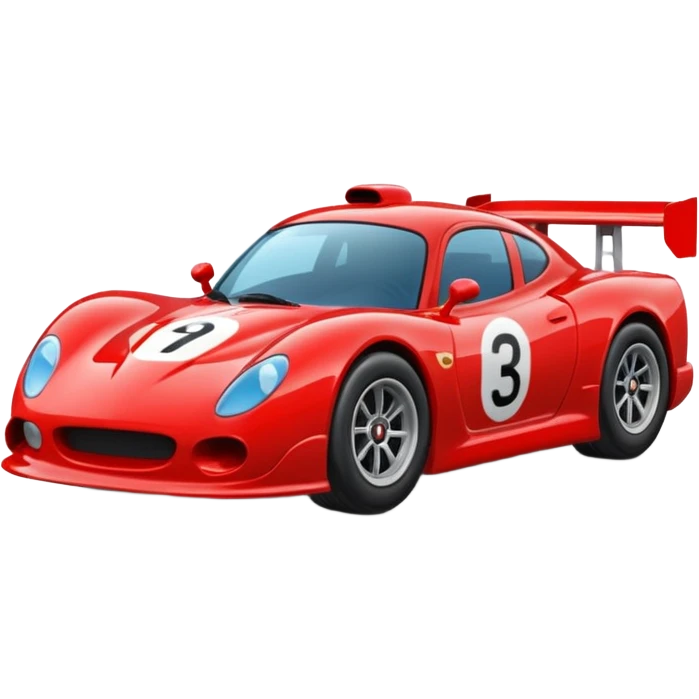 heart in a race car emoji