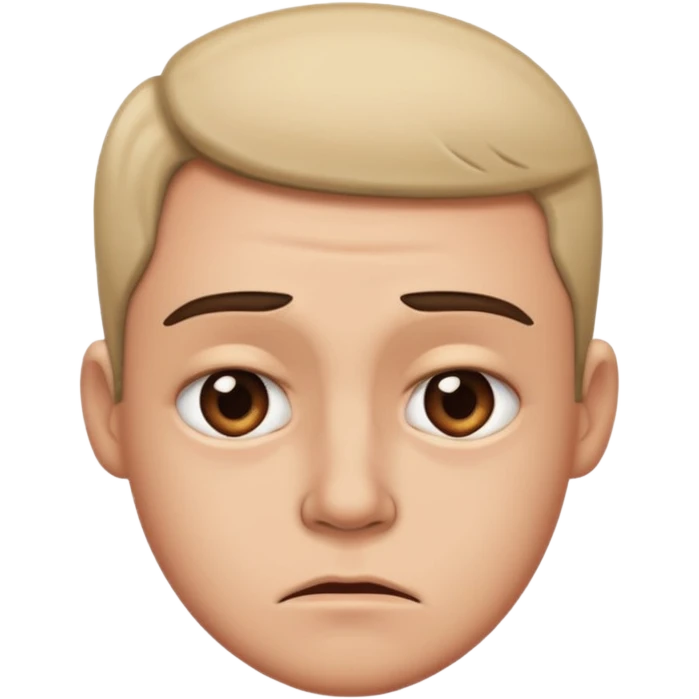 Face with side eye and disgust face emoji