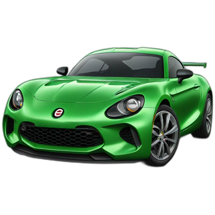 2017 green alpine a110 emoji