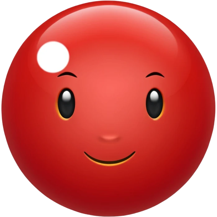bolinha sólida vermelha para marcar início de frase emoji