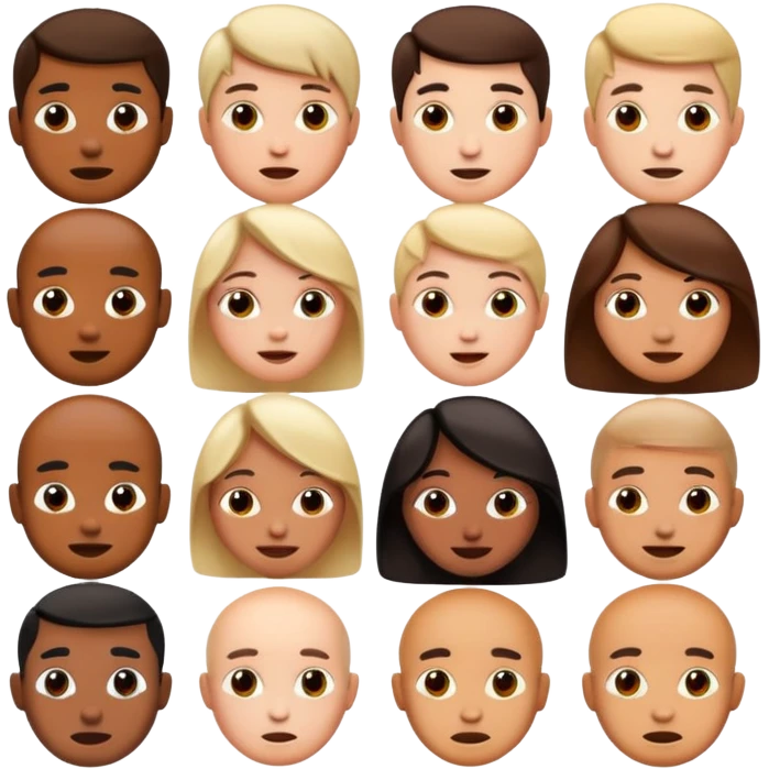 Funny faces emoji