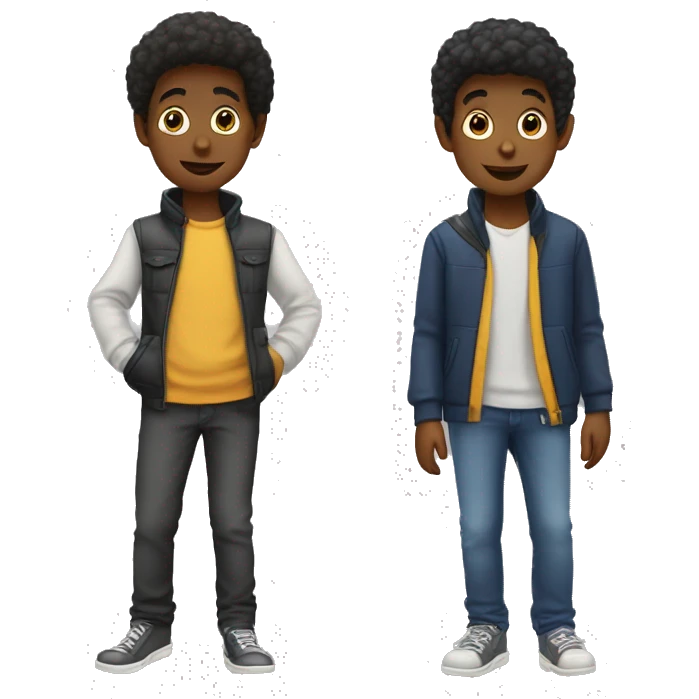Deux garçons ami emoji