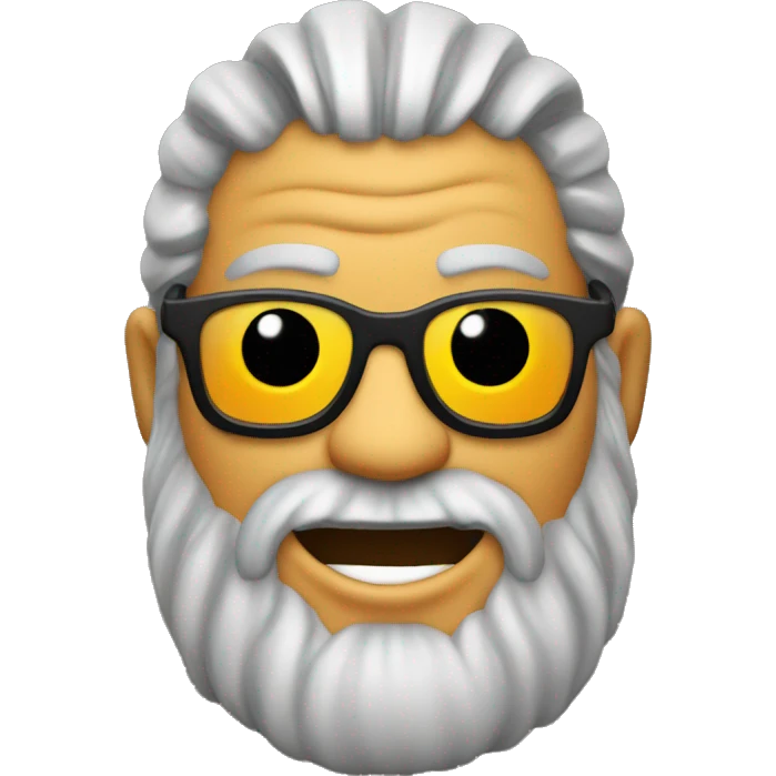 A viking with suglasses laughing emoji