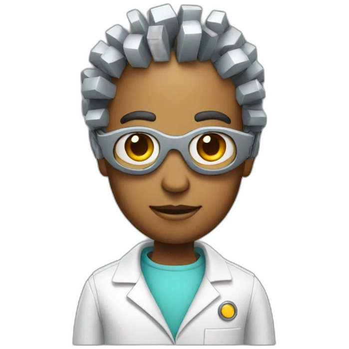 robotic scientist emoji