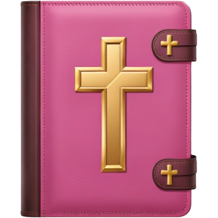 Pink Bible emoji